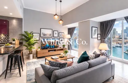 Apartment - Studio - 1 Bathroom for rent in Cayan Tower - Dubai Marina - Dubai