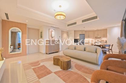 Apartment - 1 Bedroom - 2 Bathrooms for rent in Boulevard Point - Downtown Dubai - Dubai