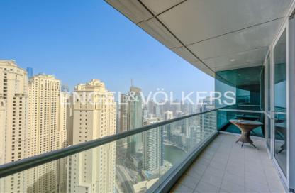 Apartment - 3 Bedrooms - 4 Bathrooms for rent in Al Fattan Crystal Towers - Jumeirah Beach Residence - Dubai