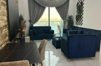 Apartment - 2 Bedrooms - 1 Bathroom for rent in Al Rashidiya Towers - Al Rashidiya - Ajman Downtown - Ajman