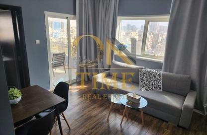 Apartment - 1 Bedroom - 2 Bathrooms for rent in Ajman Corniche Residences - Ajman Corniche Road - Ajman
