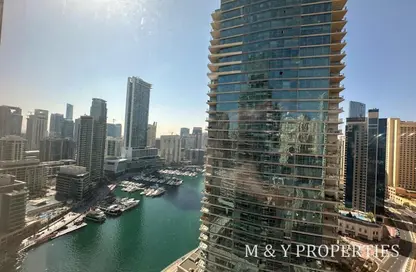 شقة - غرفة نوم - 2 حمامات للايجار في مارينا كوايز ويست - مراسي المارينا - دبي مارينا - دبي