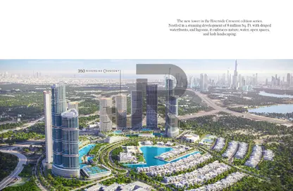 Apartment - 1 Bedroom - 1 Bathroom for sale in 350 Riverside Crescent - Sobha Hartland II - Bukadra - Dubai