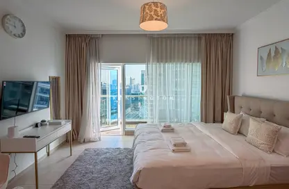 Apartment - Studio - 1 Bathroom for rent in Burj Al Nujoom - Downtown Dubai - Dubai