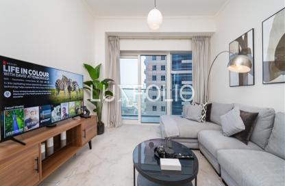 Apartment - 1 Bedroom - 2 Bathrooms for rent in Damac Heights - Dubai Marina - Dubai