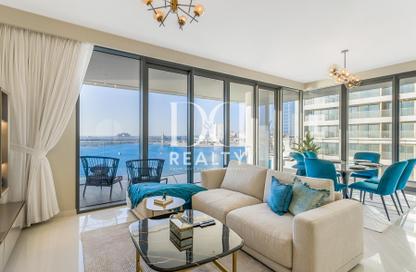Apartment - 3 Bedrooms - 4 Bathrooms for rent in Beach Isle Tower 2 - Beach Isle - EMAAR Beachfront - Dubai Harbour - Dubai