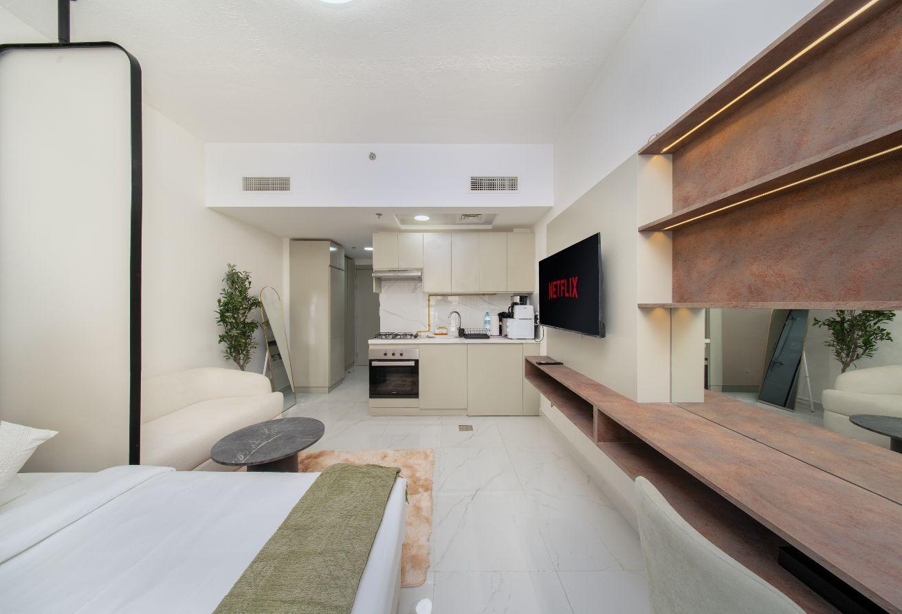 Modern Studio Near Metro | Pool, Gym & Expo Access photo 7