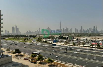 Apartment - 2 - 2 for rent in Binghatti Pinnacle - Dubai Healthcare City 2 - Al Jaddaf - Dubai