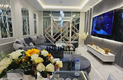 Apartment - 3 Bedrooms - 4 Bathrooms for sale in Oasis Tower - Al Rashidiya 1 - Al Rashidiya - Ajman