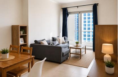 Apartment - 1 Bedroom - 2 Bathrooms for rent in Marina Heights - Dubai Marina - Dubai