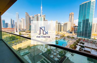 Apartment - 2 - 2 for rent in The Edge Tower B - The Edge - Business Bay - Dubai