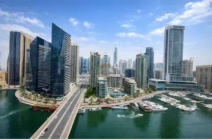 شقة - 3 غرف نوم - 4 حمامات للايجار في السحاب 2 - السحاب - دبي مارينا - دبي