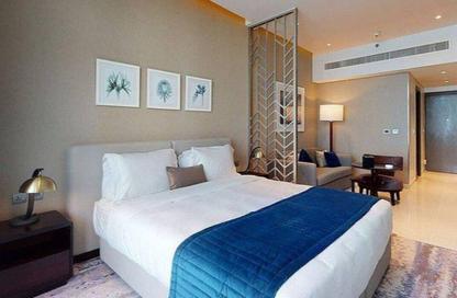 Apartment - Studio - 1 Bathroom for rent in Damac Maison Prive B - Damac Maison Prive - Business Bay - Dubai