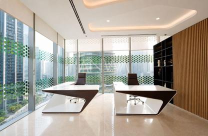 Office Space - Studio - 4 Bathrooms for rent in The Opus - Business Bay - Dubai