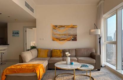 Apartment - 2 Bedrooms - 3 Bathrooms for rent in Damac Heights - Dubai Marina - Dubai