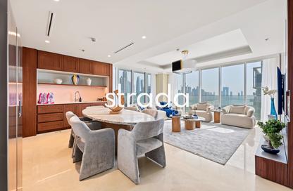 Apartment - 3 - 4 for rent in Palace Beach Residence Tower 1 - Palace Beach Residence - Emaar Beachfront - Dubai Harbour - Dubai