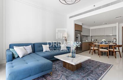 Apartment - 2 Bedrooms - 2 Bathrooms for rent in Beach Isle Tower 1 - Beach Isle - Emaar Beachfront - Dubai Harbour - Dubai