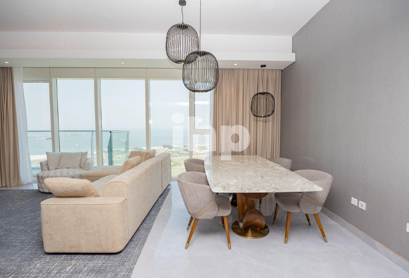 3BR | Penthouse|Panoramic Sea Atlantis & Burj view photo 6