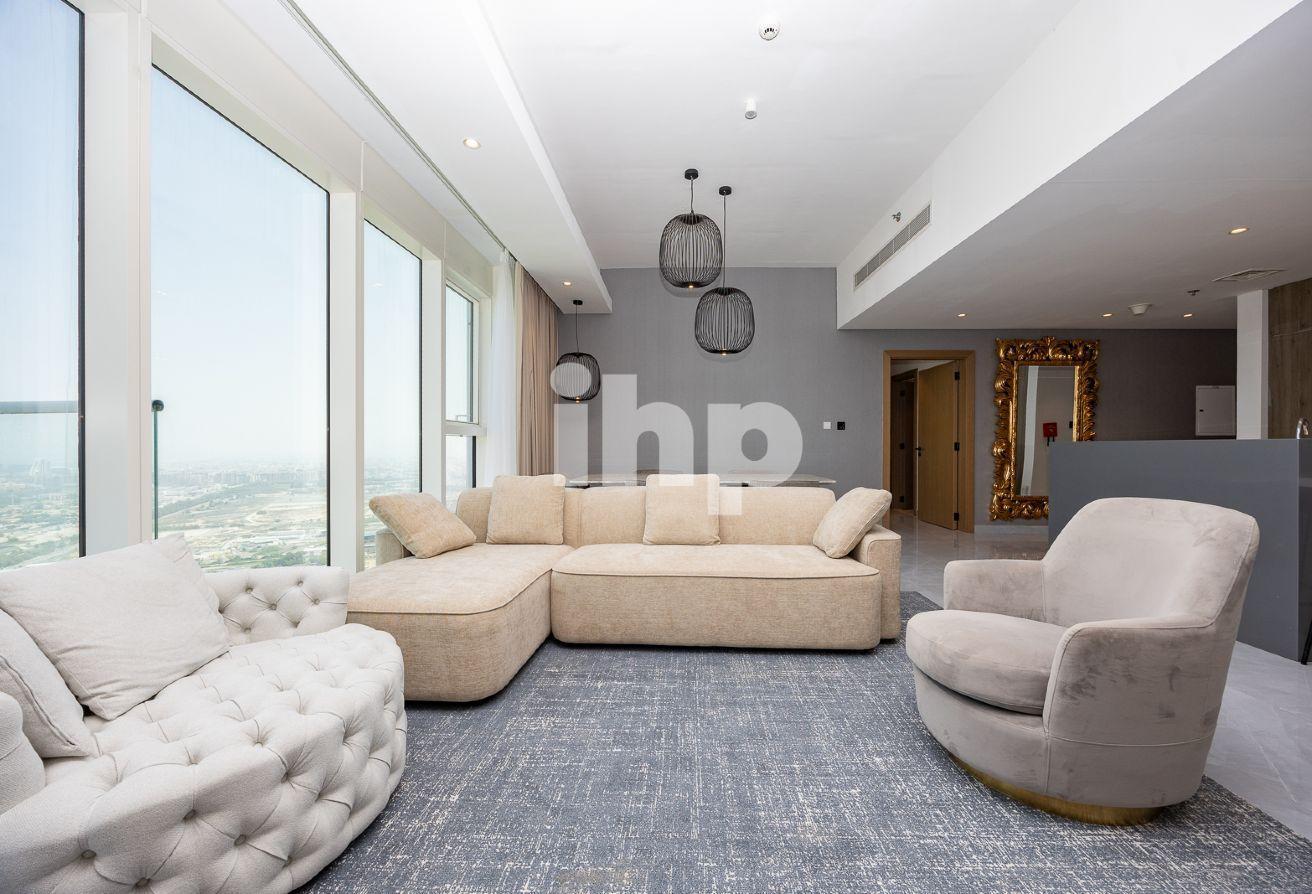 3BR | Penthouse|Panoramic Sea Atlantis & Burj view photo 4
