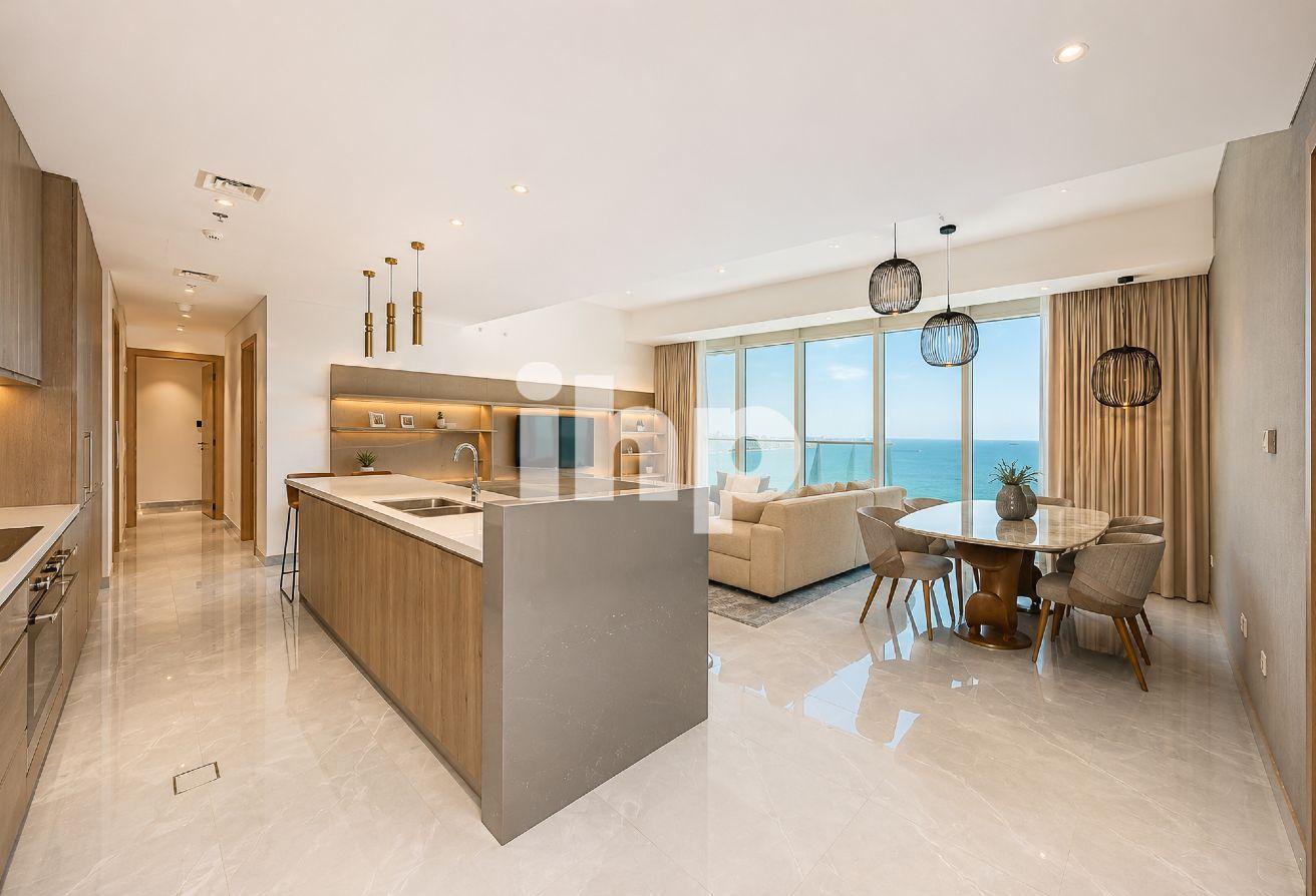 3BR | Penthouse|Panoramic Sea Atlantis & Burj view photo 2