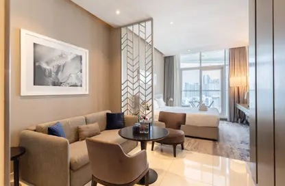 Apartment - Studio - 1 Bathroom for rent in Damac Maison Prive B - Damac Maison Prive - Business Bay - Dubai