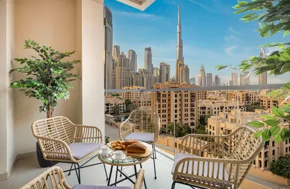 Apartment - 3 Bedrooms - 4 Bathrooms for rent in Bellevue Towers - Downtown Dubai - Dubai