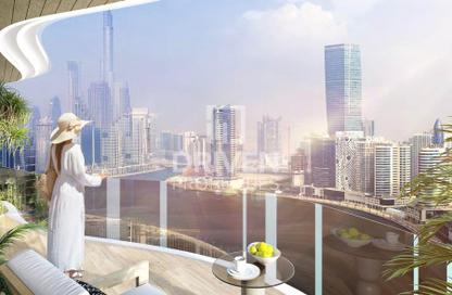 Apartment - Studio - 1 Bathroom for sale in Chic Tower - Business Bay - Dubai