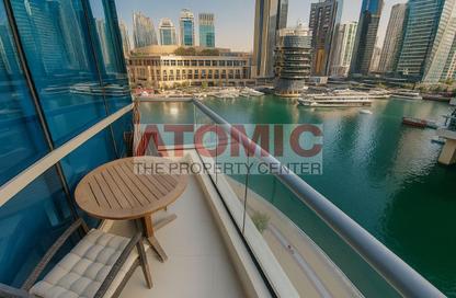 Apartment - Studio - 1 Bathroom for rent in Bay Central Tower Central - Bay Central - Dubai Marina - Dubai