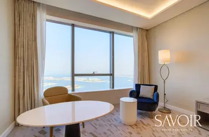 Apartment - Studio - 1 Bathroom for rent in The Palm Tower - Palm Jumeirah - Dubai