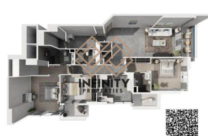 Apartment - 3 Bedrooms - 3 Bathrooms for sale in Ajman Creek Towers - Al Rashidiya 1 - Al Rashidiya - Ajman Apartment - 3 Bedrooms - 3 Bathrooms for sale in Ajman Creek Towers - Al Rashidiya 1 - Al Rashidiya - Ajman