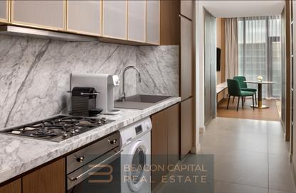 Apartment - Studio - 1 Bathroom for rent in Intercontinental Residence Suites - Marsa Plaza - Dubai Festival City - Dubai