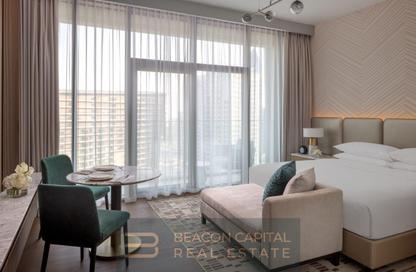 Apartment - Studio - 1 Bathroom for rent in Intercontinental Residence Suites - Marsa Plaza - Dubai Festival City - Dubai