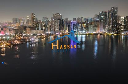 Apartment - 1 Bedroom - 2 Bathrooms for rent in Al Ferasa Tower - Al Majaz 1 - Al Majaz - Sharjah
