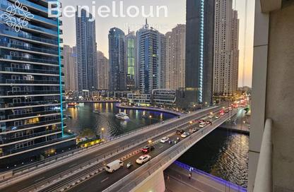 Apartment - 1 - 2 for rent in Marina View Tower B - Marina View - Dubai Marina - Dubai