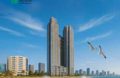 Apartment - 3 Bedrooms - 4 Bathrooms for sale in Mawjan Tower - Ajman Corniche Road - Ajman