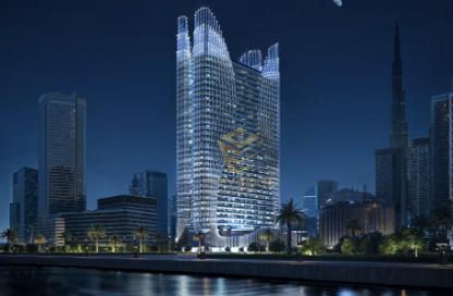 Apartment - Studio - 1 for sale in Binghatti Skyhall - Business Bay - Dubai