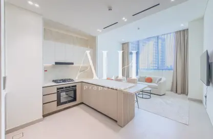 Apartment - 1 Bedroom - 2 Bathrooms for rent in Binghatti Royale - District 18 - Jumeirah Village Circle - Dubai Apartment - 1 Bedroom - 2 Bathrooms for rent in Binghatti Royale - District 18 - Jumeirah Village Circle - Dubai