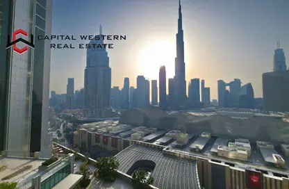 شقة - غرفة نوم - 2 حمامات للايجار في العنوان رزيدنس فاونتن فيوز 1 - العنوان رزيدنس فاونتن فيوز - وسط مدينة دبي - دبي