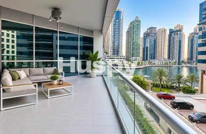 Apartment - 1 Bedroom - 2 Bathrooms for sale in The Waves Tower B - The Waves - Dubai Marina - Dubai