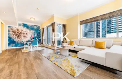 Apartment - 1 Bedroom - 1 Bathroom for rent in Al Majara 2 - Al Majara Towers - Dubai Marina - Dubai