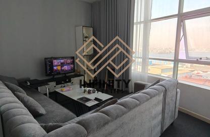 Apartment - 1 Bedroom - 2 Bathrooms for sale in Orient Tower 1 - Orient Towers - Al Bustan - Ajman
