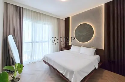 شقة - غرفة نوم - 1 حمام للايجار في B كريك سايد 18 - حدائق الإمارات 1 - مرسى خور دبي - دبي