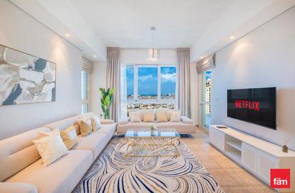 Apartment - 2 Bedrooms - 3 Bathrooms for rent in Marina Residences 3 - Marina Residences - Palm Jumeirah - Dubai