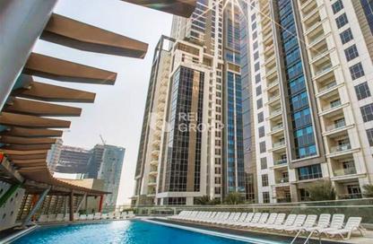 Apartment - Studio - 1 Bathroom for rent in West Heights 4 - Business Bay - Dubai