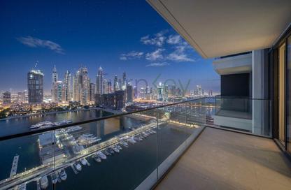 Apartment - 3 - 3 for rent in Beach Mansion Tower 1 - Beach Mansion - Emaar Beachfront - Dubai Harbour - Dubai