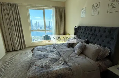 Apartment - 1 Bedroom - 2 Bathrooms for rent in Palm Tower 3 - Palm Towers - Al Majaz - Sharjah