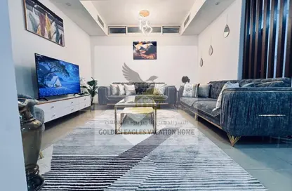 Apartment - 2 Bedrooms - 2 Bathrooms for rent in Beach Tower 2 - Al Khan Lagoon - Al Khan - Sharjah
