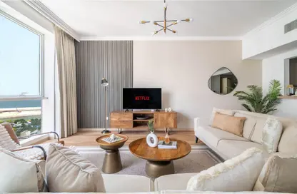 Apartment - 4 Bedrooms - 4 Bathrooms for rent in Al Bateen Residences - Jumeirah Beach Residence - Dubai