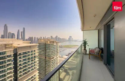 Apartment - 1 Bedroom - 1 Bathroom for rent in Beach Vista Tower 1 - Beach Vista - EMAAR Beachfront - Dubai Harbour - Dubai