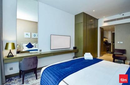 Apartment - Studio - 1 Bathroom for rent in Damac Maison Prive A - Damac Maison Prive - Business Bay - Dubai
